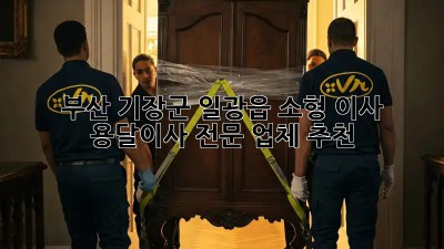 부산 기장군 일광읍 소형 이사, 용달이사 전문 업체 추천